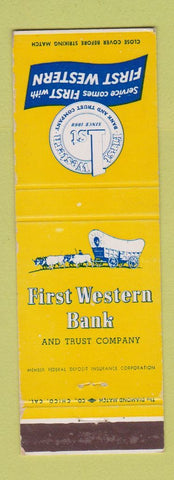 Matchbook Cover - First Western Bank and Trust