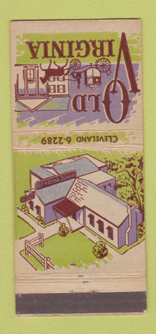 Matchbook Cover - Old Virginia Steak House South Pasadena CA 30 Stick