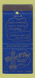 Matchbook Cover - Robert Doe Oil Field Service  Bakersfield CA 30 Stick