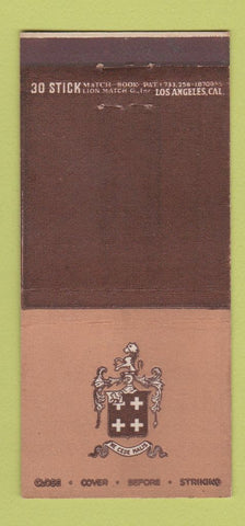 Matchbook Cover - Marler's Beverly Hills CA 30 Stick