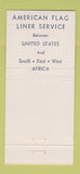 Matchbook Cover - Farrell Lines Shipping  30 Stick