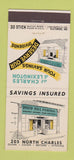 Matchbook Cover - Druid Hill Federal Savings Baltimore MD 30 Stick