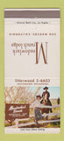 Matchbook Cover - Meadowlark Ranch Lodge San Marcos CA 30 Strike