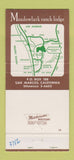 Matchbook Cover - Meadowlark Ranch Lodge San Marcos CA 30 Strike