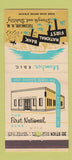 Matchbook Cover - First National Bank Tucumcari NM 30 Stick