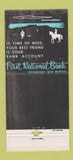 Matchbook Cover - First National Bank Tucumcari NM 30 Stick
