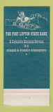 Matchbook Cover - Fort Lupton State Bank Colorado 30 Strike