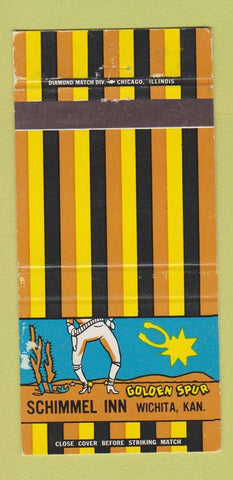 Matchbook Cover - Schimmel Inn Golden Spur Wichita KS 30 Strike
