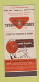 Matchbook Cover - Eureka Federal Savings San Francisco San Bruno CA 30 Stick