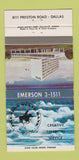 Matchbook Cover - Preston State Bank Dallas TX 30 Strike