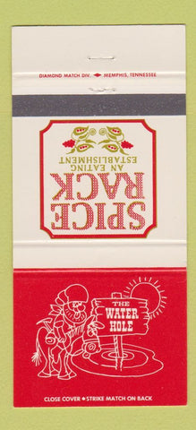 Matchbook Cover - Spice Rack Water Hole Holiday Inn Milwaukee WI 30 Strike