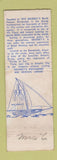 Matchbook Cover - Hackney's Restaurant Atlantic City NJ