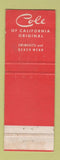 Matchbook Cover - Cole Los Angeles CA beach wear clothes WEAR