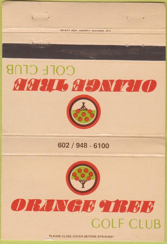 Matchbook Cover - Orange Tree Golf Club WEAR 40 Strike
