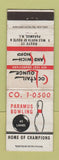 Matchbook Cover - Paramus Bowling Lanes NJ WEAR