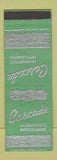 Matchbook Cover - Cascade Laundry Dry Cleaning Des Moines IA