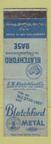 Matchbook Cover - Blatchford Metal New York City Chicago IL WEAR