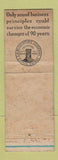 Matchbook Cover - Blatchford Metal New York City Chicago IL WEAR