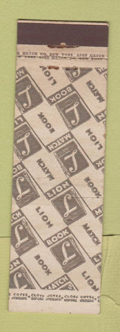 Matchbook Cover - Lion Matches