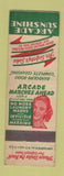 Matchbook Cover - Arcade Sunshine Laundry