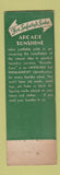 Matchbook Cover - Arcade Sunshine Laundry