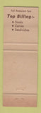 Matchbook Cover - The Barn Buckingham PA WORN