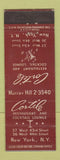 Matchbook Cover - Cortile Restaurant New York City