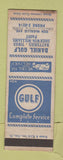 Matchbook Cover - Daniel Gulf oil gas Chattanooga TN WEAR