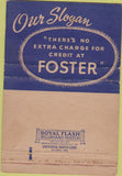 Matchbook Cover - Foster Ready to Wear Clothes Columbus GA 40 Strike