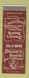 Matchbook Cover - Danny's Round Up Restaurant Allen Park MI