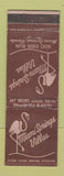 Matchbook Cover - Miami Springs Villas FL Flamingo