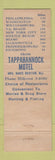 Matchbook Cover - Tappahannock Motel VA