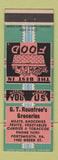 Matchbook Cover - GT Rountree's Grocery Portsmouth VA