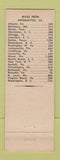 Matchbook Cover - Maude's Restaurant Appomattox VA