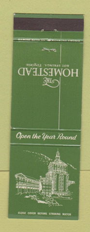 Matchbook Cover - The Homestead Hot Springs VA