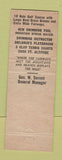 Matchbook Cover - The Motel Hotel Ingleside Staunton VA