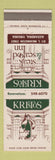Matchbook Cover - Kristos Restaurant Alexandria VA