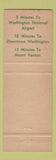 Matchbook Cover - Hotel George Mason Alexandria VA