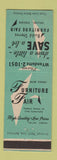 Matchbook Cover - Furniture Fair Hollins VA