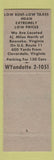 Matchbook Cover - Furniture Fair Hollins VA