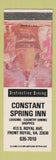 Matchbook Cover - Constant Spring Inn Front Royal VA