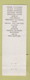 Matchbook Cover - Wolf's Harness Shop Chagrin Falls OH saddles