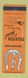 Matchbook Cover - Evanston Hotel WY Freeman's Cafe