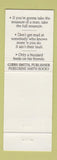 Matchbook Cover - ibbs Smith Cowboy Books