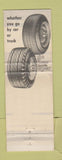 Matchbook Cover - Cooper Tires Lile's Body Shop Booker TX