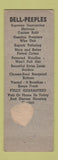 Matchbook Cover - Dell Peeples Mattress Amarillo TX