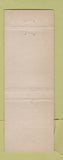 Matchbook Cover - Blue Bonnet Tavern Taylor TX Taylor Ducks