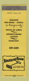 Matchbook Cover - Branding Room Santa Monica CA restaurant