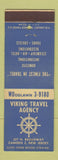 Matchbook Cover - Viking Travel Agency Camden NJ