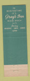 Matchbook Cover - Gray's Sandwich Shop Restaurant Atlantic City NJ